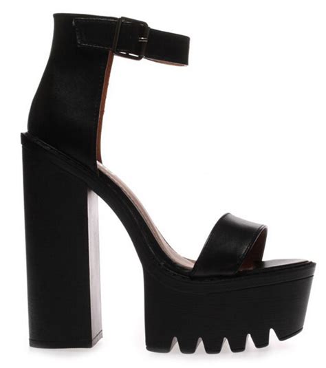 Fendi italy black patent leather buckle pumps 37.5. Luxurious Ankle Strap Chunky Heel Buckle Black Suede Pumps ...
