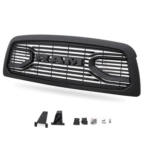 Big Horn Front Grille Grill For 2009 2012 Dodge Ram 1500 With Letters