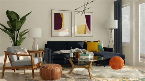 Mid Century Living Room Design Ideas And Styles From Modsy Designers