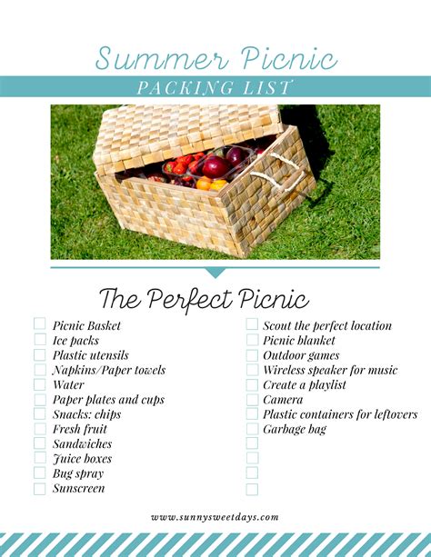 Picnic Packing List Picnic Date Food Healthy Picnic Perfect Picnic