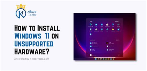 How To Install Windows 11 On Unsupported Hardware Pc Or Laptop