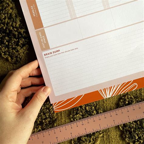 Sheet Pad A Weekly Desk Planner Tear Off Notepad To Do Etsy
