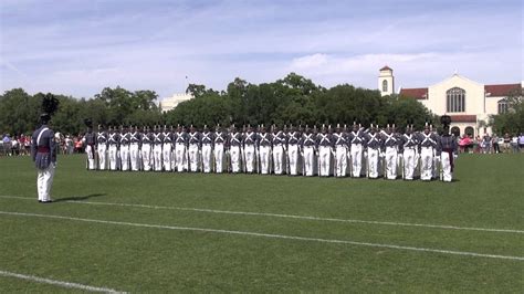 The Summerall Guards Perform The Traditional Citadel Series In Honor