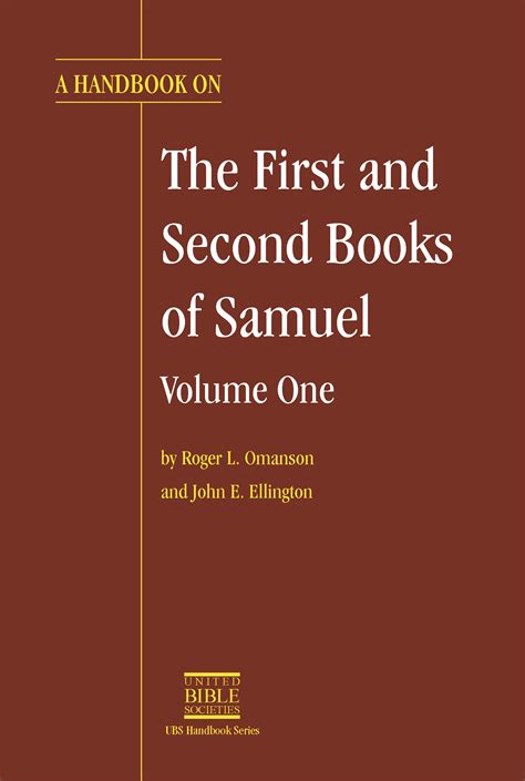 A Handbook On 1 2 Samuel 2 Vols Ubs Global Store