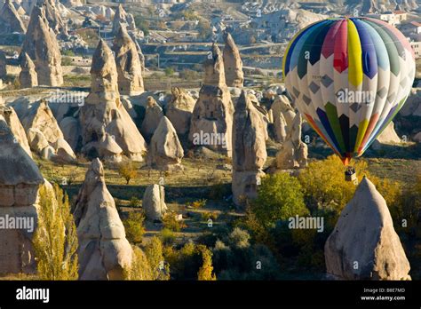 Hot Air Ballooning In Cappadocia Turkey Stock Photo Alamy