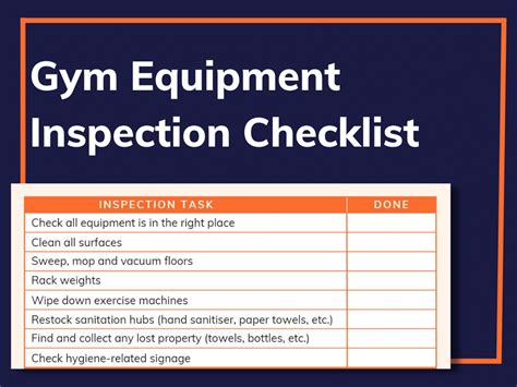 Cleaning Equipment Inspection Checklist Tutor Suhu