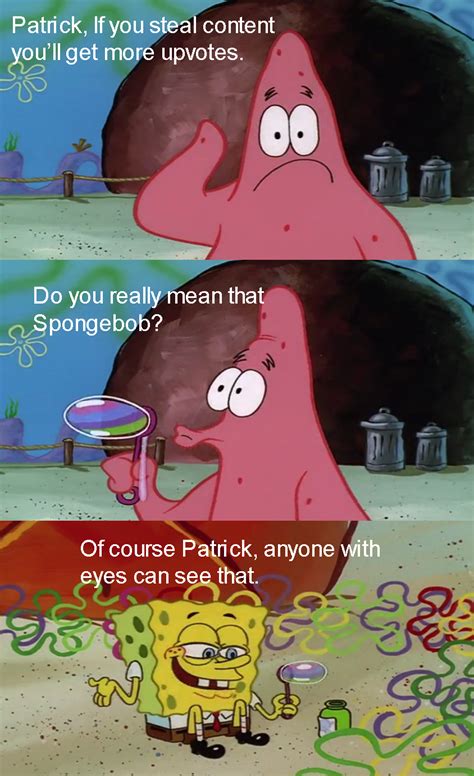 Download Patrick Red Eyes Meme Png And  Base