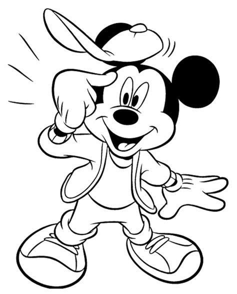 Mickey Mouse Outline Drawing At Explore Collection
