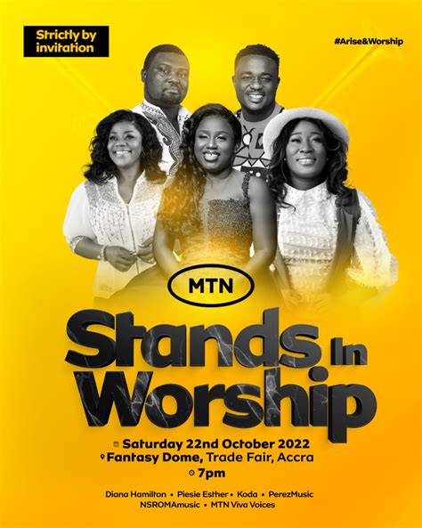 Mtn Stands In Worship 2022 Celebrated Gospel Artists Set To Thrill