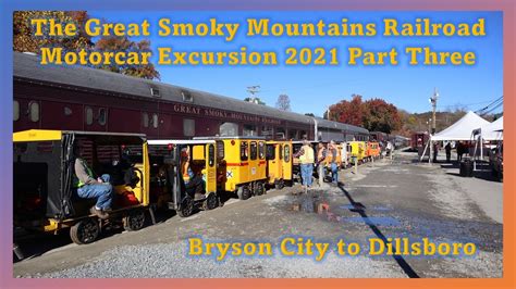 The Great Smoky Mountains Railroad Motorcar Excursion 2021 With