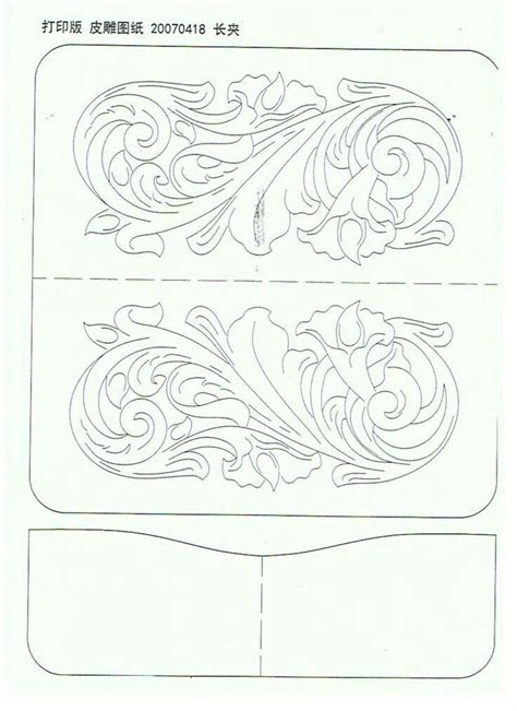 Leather craft clear acrylic shoulder bag handbag pattern stencil template diy • $21.99. Pin by Michael Riddle on Leather Carving Patterns ...
