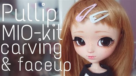~ Pullip Custom Faceup And Lip Carving For Make It Own Mio Kit Doll