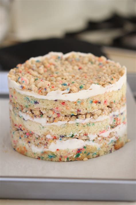 Once baked, remove the cakes from the oven and allow to cool completely. Tortillas and Honey: Momofuku Milk Bar Birthday Cake