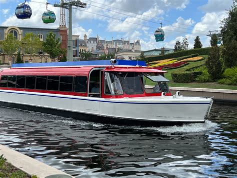 First Friendship Boat With New Paint Scheme Debuts At Epcot Wdw News