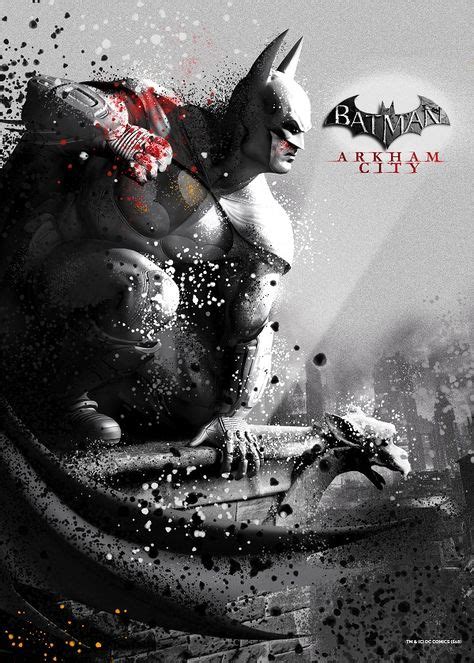 10 Best Dc Comics Batman Arkham Asylum Displate Posters Images Batman