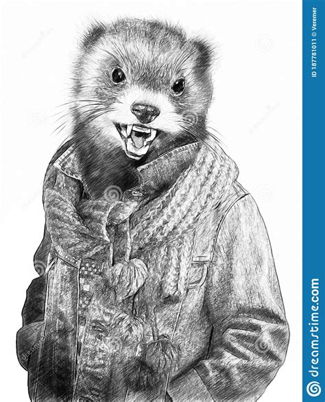 Other great tutorials include farm animals, birds, rare animals, and even insects! Animals In Clothes. People With Heads Of Animals. Weasel. Concept Graphic, Drawing For Cover ...