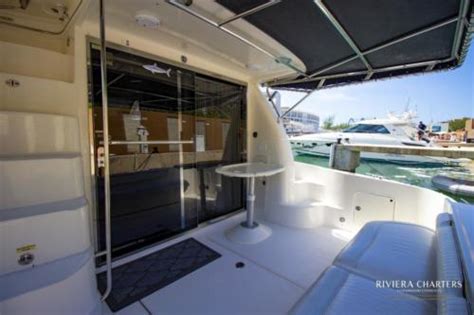 50 Ft Sea Ray With Flybridge Cancun Riviera Charters Rentals 50 Ft