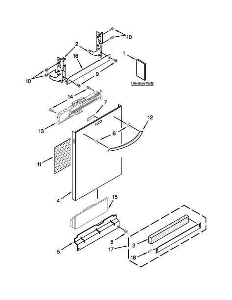Kenmore Dishwasher Model Parts Diagram Hanenhuusholli
