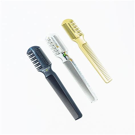1 Pcs New Professional Hair Razor Comb Shaving Blades Cutting Thinning