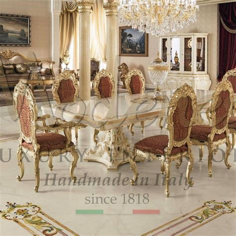 Classic Italian Luxury Dining Room Furniture Traditional Luxury Home
