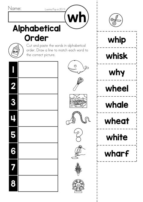 Free Digraph Wh Phonics Word Work Multiple Phonograms