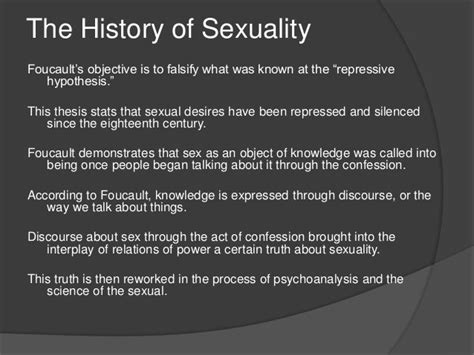the history of sexuality