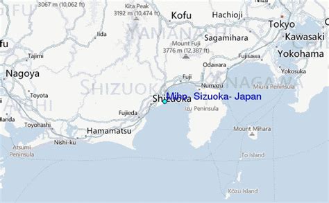 Miho Sizuoka Japan Tide Station Location Guide
