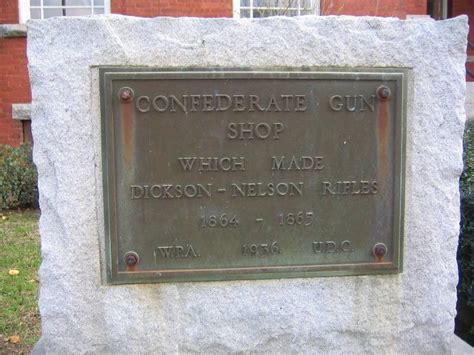 Dawson Ga Confederate Gun Shop Historical Marker At Old Terrell