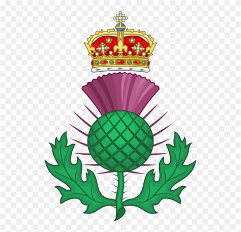 Download Thistle Royal Badge Of Scotland Clipart 3239136 Pinclipart