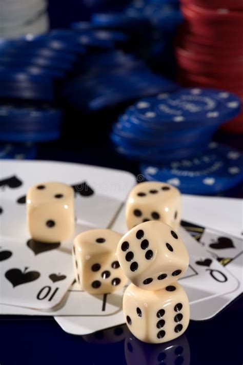 Playing Card Chips And Dice Stock Photo Image Of Leisure Royal