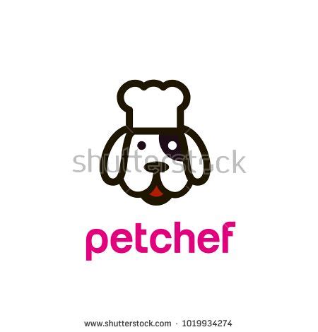 chef pet dog cat logo designs | Cat logo design, Cat logo, Dog logo