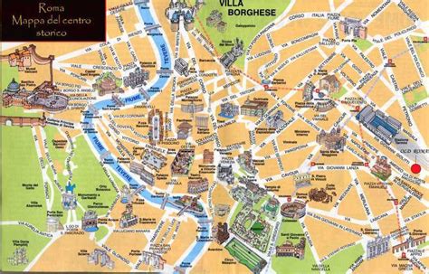 Roma Monumenti Cartina Tomveelers
