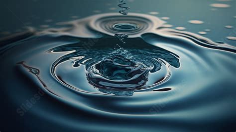 Water Splash Water Drop Powerpoint Background For Free Download