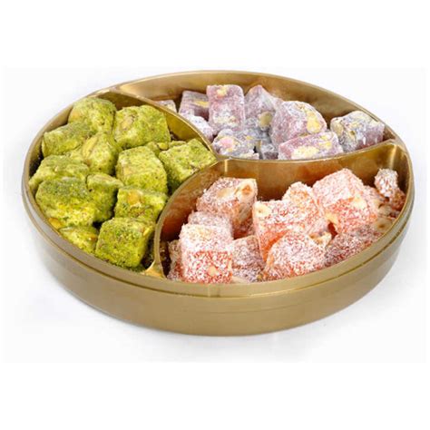 Buy Assorted Turkish Delights With Nuts Haci Serif 300g Grand Bazaar Istanbul Online Shopping