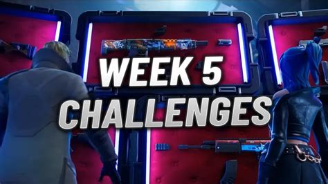Fortnite Season 5 Chapter 1 Week 5 Quests And Challenges
