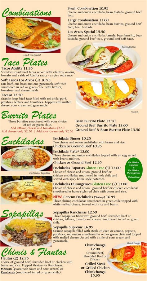 Mexican Food Menu Mexican Food Menu Mexican Food Recipes Food Menu