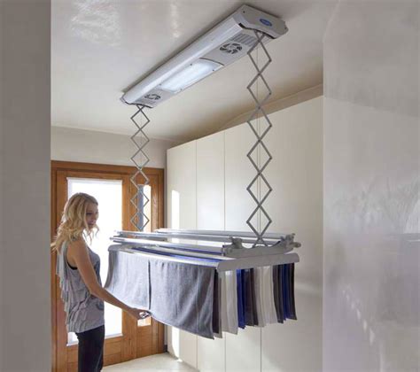 Foxydry Electric Clothesline: Raise and Lower Drying Clothes To Save Space