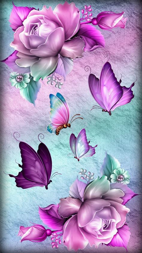 Butterfly On Purple Flower Hd Wallpaper Wallpaper Fla