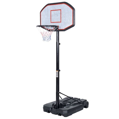 Full Official Size 10ft Foot Adjustable Outdoor Basketball Hoop Large