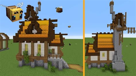 Bee Keepers House Tutorial Minecraft 115 House Youtube