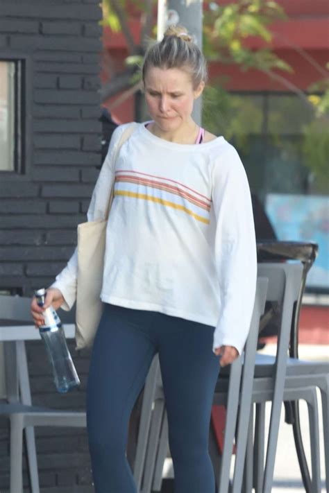 Kristen Bell Leaving A Pilates Class In Los Feliz Gotceleb
