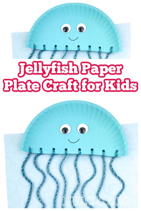 Jellyfish Craft For Kids Fun Paper Plate Crafts For Kids