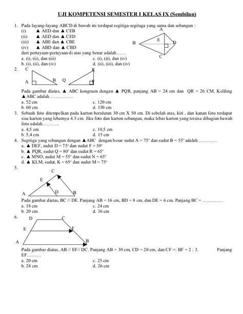 Soal Notasi Ilmiah Matematika Kelas 9