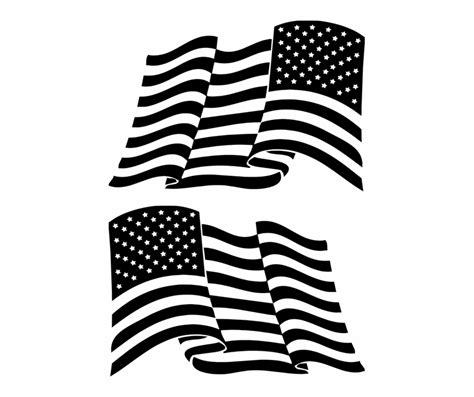 Free American Flag Silhouette Vector Download Free American Flag