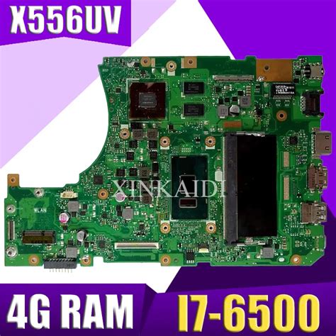 Xinkaidi Ddr4 4gb I7 6500u X556uv Laptop Motherboard Para Asus X556uq