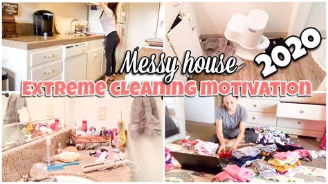 messy house clean with me extreme cleaning motivation speed cleaning videos youtube