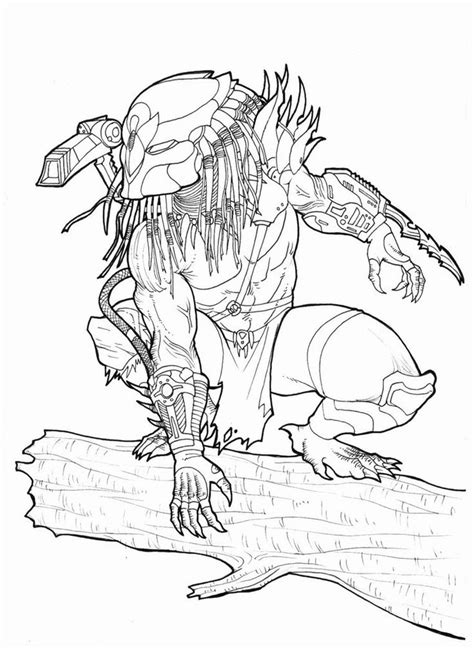 These alien coloring pages to print are fun for kids of all ages. 70 best predator coloring pages images on Pinterest ...