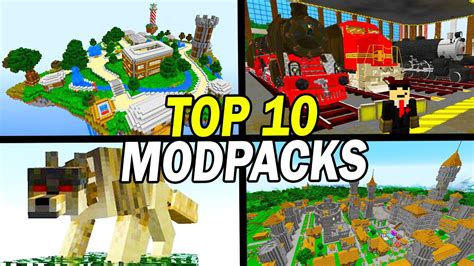 Top 10 Best Minecraft Modpacks To Play Now December 2021 Youtube