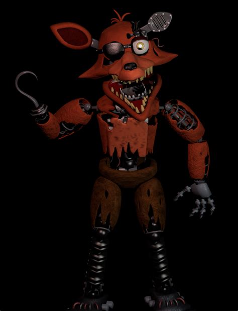 Fnaf 2 Withered Foxy By Emil Inze On Newgrounds