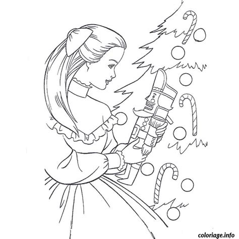 Coloriage barbie magie de noel  JeColorie.com